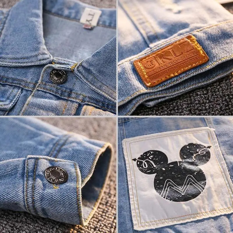 Jaqueta Jeans Outfit Mickey