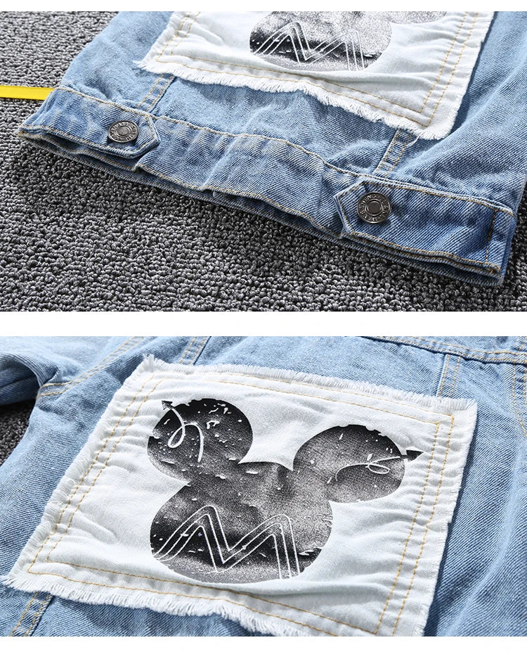 Jaqueta Jeans Outfit Mickey
